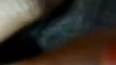 Beautiful Tamil wife showing her black pussy on VC