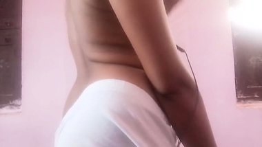 Indian milf undressing