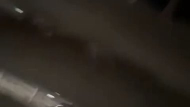 Lovers in restaurant having romance and GF sucking dick