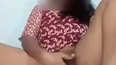 Desi slut takes off panties to XXX finger her cock-starved cunt