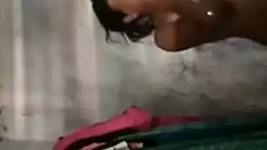 Cute Telugu Girl Bathing