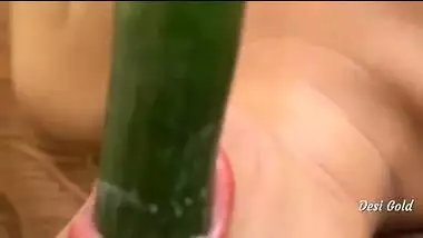 Desi Indian Fucking By Vegetable With Hindi Voice