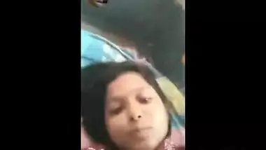 Indian wife flaunts her XXX snatch on camera for an online sex friend