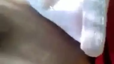 Naughty guy makes video of boobs and pussy in jungle