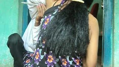 Girl's Armpits hair shaved by barber .