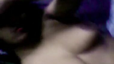 Indian topless girl making a selfie video