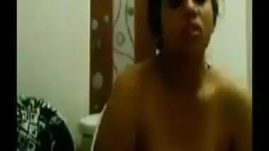 Big Boobs Nellore Manasa in Bathroom