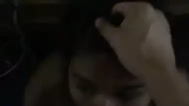 Desi wife sucking husband cock at night