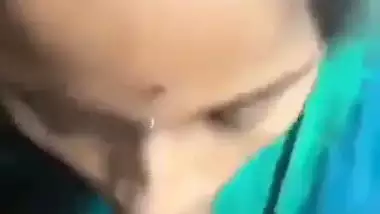 Chennai lady gives a Tamil blowjob to her Devar