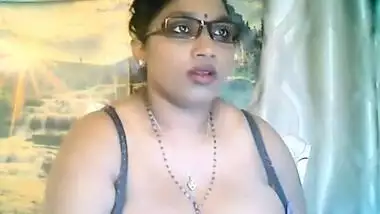 Breasty Indian wife camsex chat with her facebook sex partner