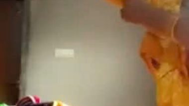 Naked Bhabhi teases her Devar during a video call sex