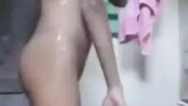 Sexy Girl Masturbates In Bathroom And Fingering Tight Pussy Hard
