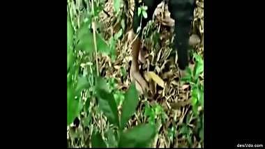 Indian College Student with Classmate in Jungle Mms Desi Sex Outdoors Girl Sex