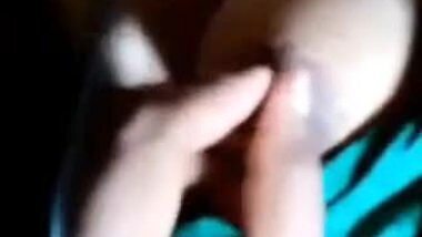 Bengali Boudi showing her tits on video call