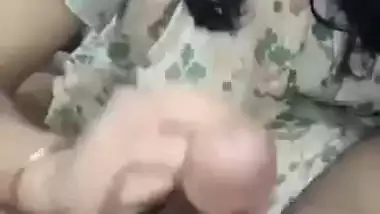 Village girl gives an Indian blowjob to her young uncle