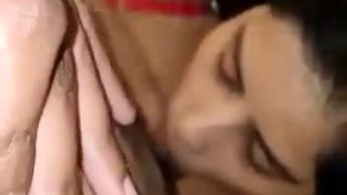 Big boob mature girl shoots her blowjob MMS with her lover