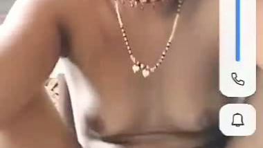 Village lady enjoys video call sex with her husband