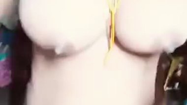 Desi nude Telugu aunty big boobs flaunting