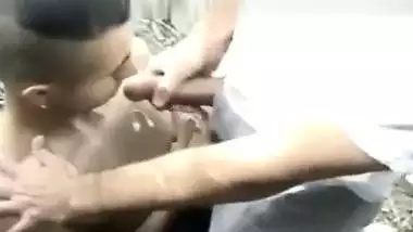 Trainee soldier sucks his friend’s dick in Indian gay porn