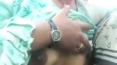 Village Couple Boobs Sucking Pussy Licking Outdoor