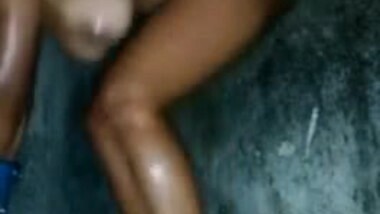 Big boobs village girl taking bath