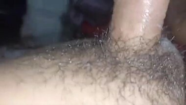 Desi Bangla whore bites on her client’s dick