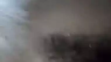 Cute chubby Indian GF lifting nighty and showing pussy