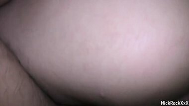 New teen neighbor with glasses from Asia came to meet me