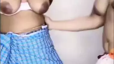 Live desi lesbian porn of two ladies from an adult app