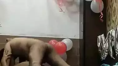 Desi bhabhi after Birthday celebration fucking Very hard with loud maons