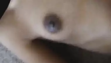 Desi Girl Taking Cum On Boobs