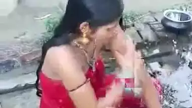 indian girl open shower