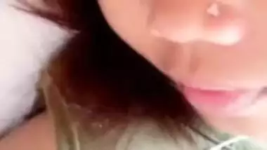 Desi teen girl showing her pink pussy