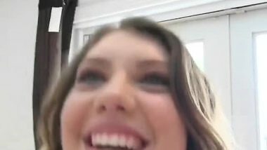 Stunning In Pink College Ex Elena Koshka Outdoor Blowjob