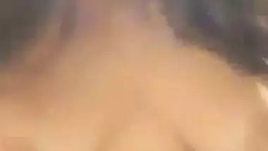 Desi girl fingering pussy on selfie cam video
