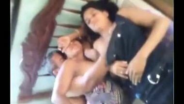 Threesome fuck with two desi escorts