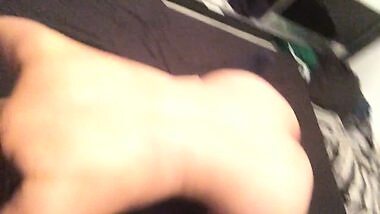 Indian girlfriend sucking my dick