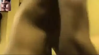 The hot standing sex video of a hot desi teen