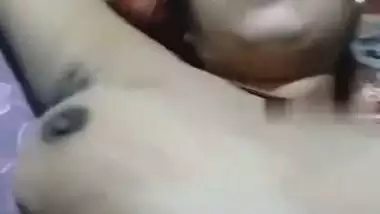 Huge boobs wife moaning in sex pain with husband fucking