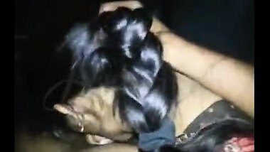 Deepthroat dick sucking of south aunty