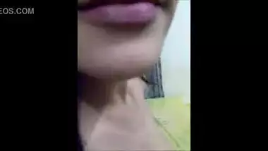 My hot girlfriend’s nude selfie video