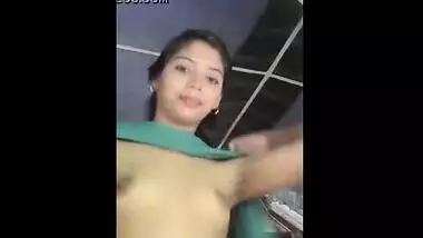 Topless girl from Jaipur doing a video sex