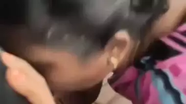 Tamil maid boobs show and blowjob to house owner