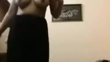 Sexy tall Punjabi girl showing her boobs