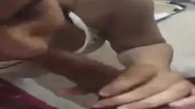 Indian College girl blowjob