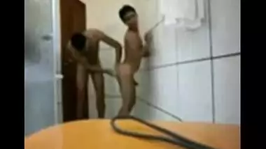 Young Indian Gay getting drilled inside bathroom