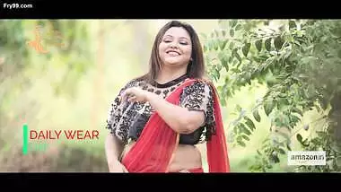 Alipa – Red Saree lover naari nandini nayek navel show