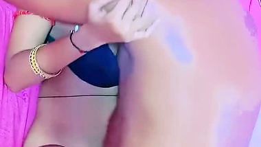 Slim bhabhi in bed having incest sex with devar