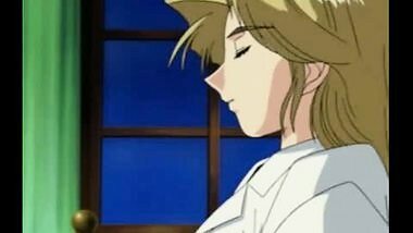 Anime lesbians rubbing and licking wet cunts