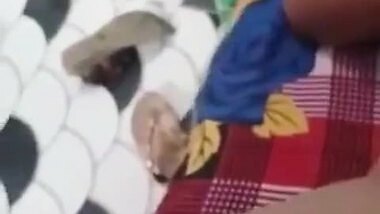 Shaved pussy fingering by lover